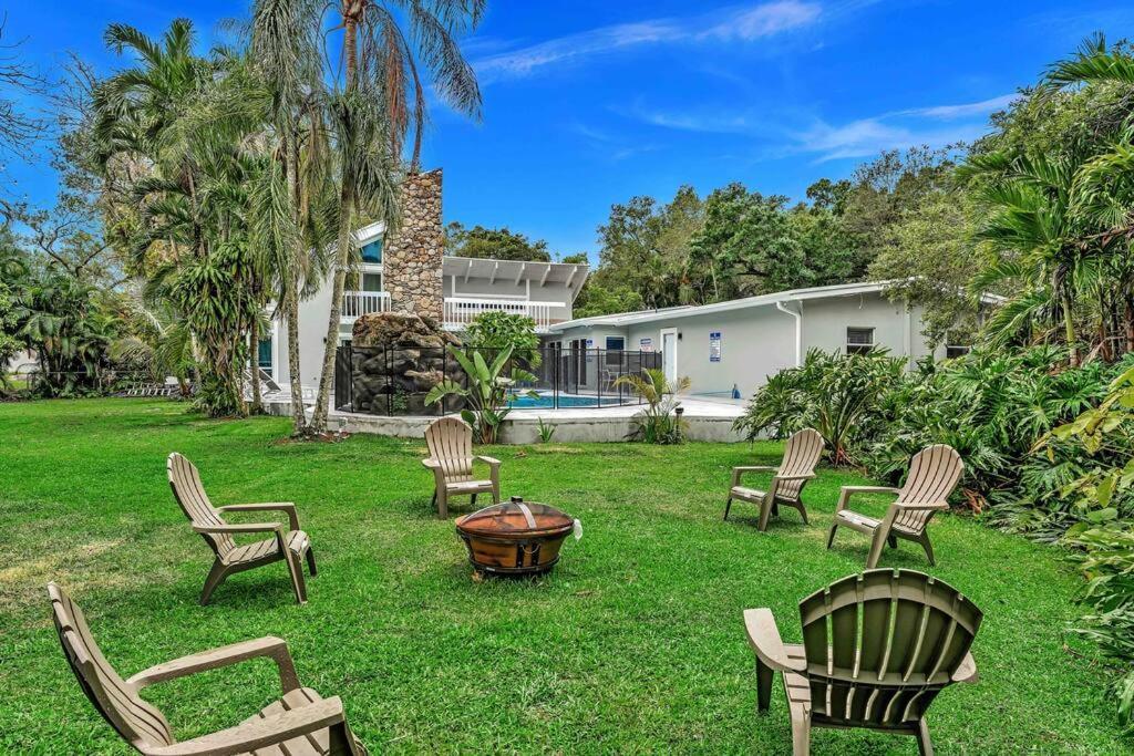 Вілла Rare Hidden Getaway Heated Pool 1.5 Acres! Sleeps 16 Форт-Лодердейл Екстер'єр фото